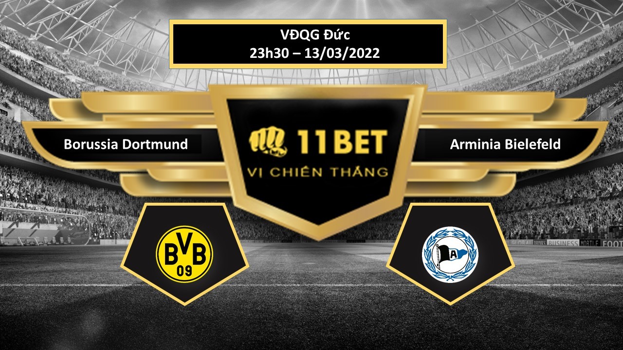 11BET Tip bóng đá    Borussia Dortmund vs Arminia Bielefeld  , hôm nay 13/03/2022